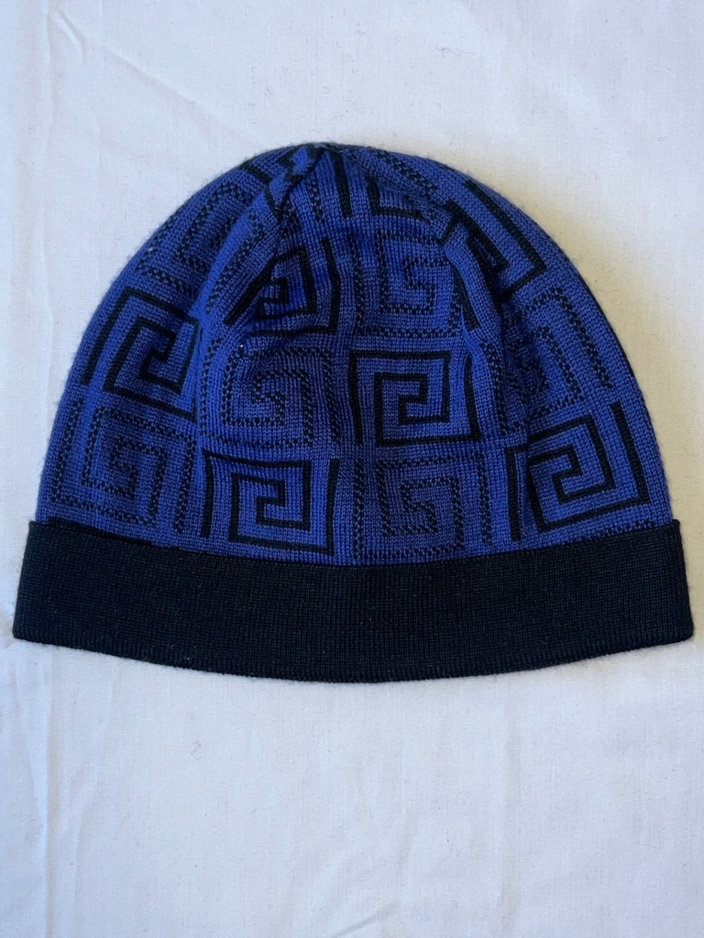 Versace Beanie Blue